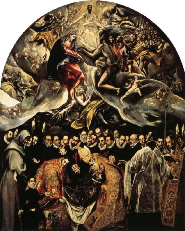 El Greco The Burial of Count of Orgaz oil painting image